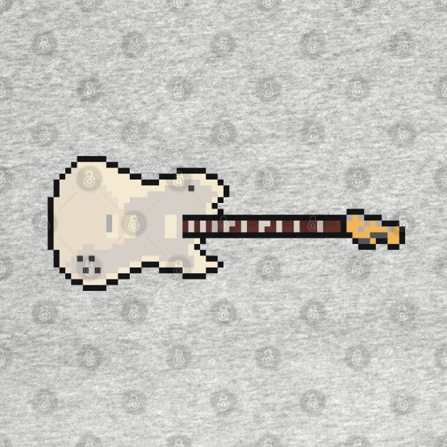 Pixel Silver CS Deluxe Guitar by gkillerb